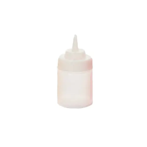 GET SB-8-CL Clear Squeeze Bottle, 8 Oz., 2-3/4"W x 5-1/8"H, Wide Mouth, Polyethylene, 1 Dozen