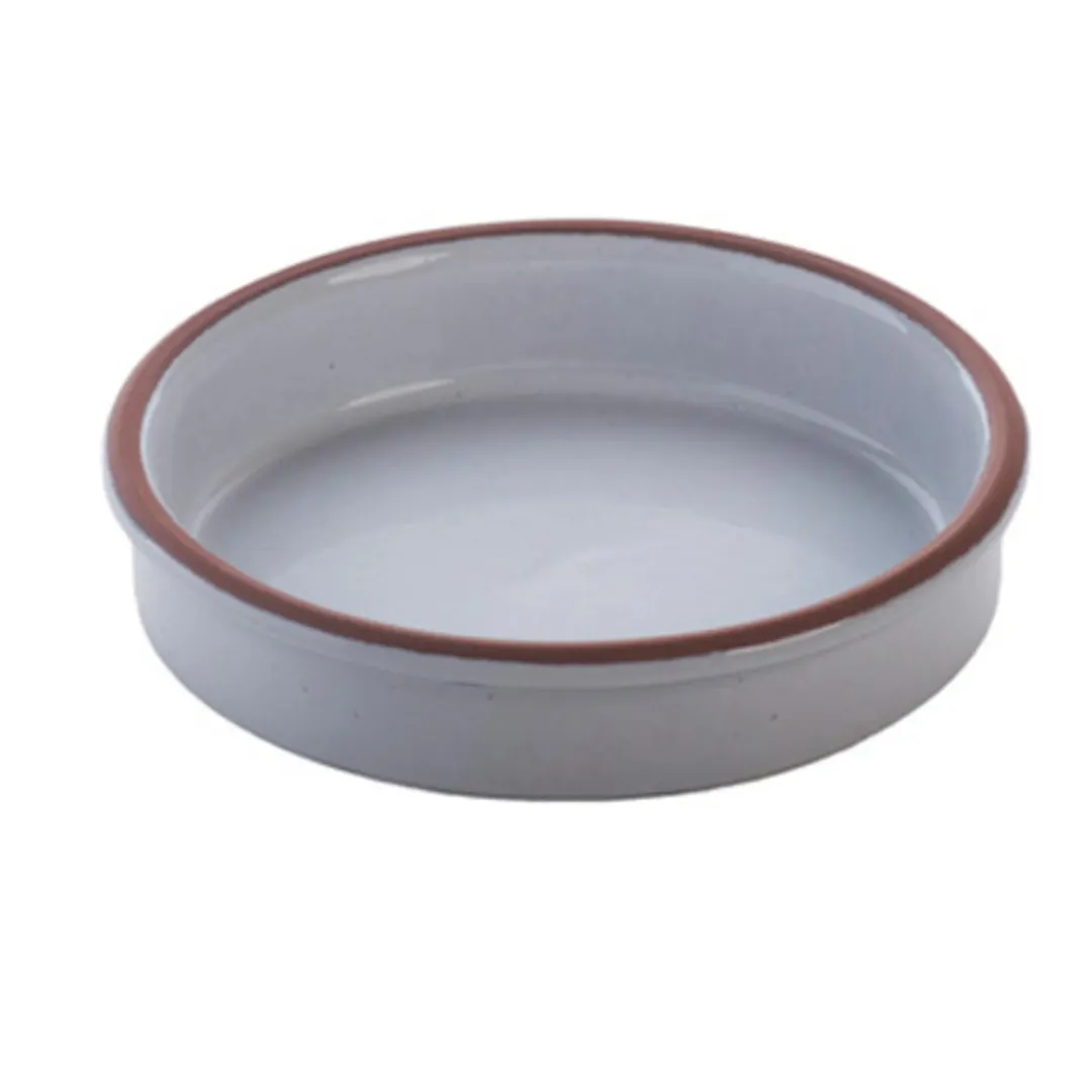 GET SH0110W Graupera Stone Heart Cazuela, 3" Round Terra‑Cotta Ceramic Bowl, 31 oz