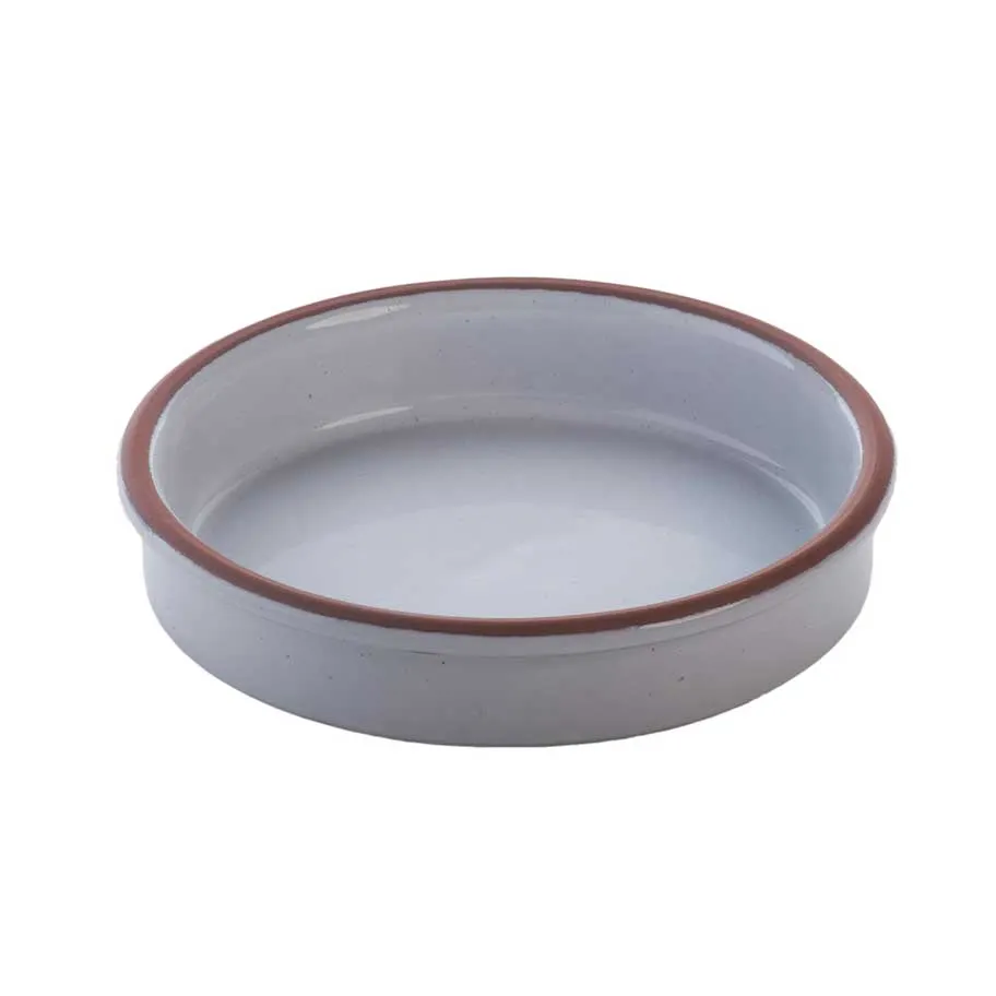 GET SH0114W Cazuela/Casserole, 5.5" Dia x 1.9" H, 8.1 Oz, Terra-Cotta White Ceramic, No Handles