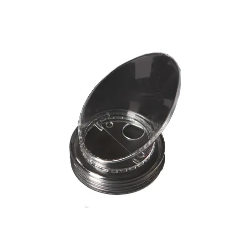 GET SM.POUR-CL - Small Sanitary Salad Dressing Bottle with Pour Lid, Fits SDB-16 & SDB-32 - Dozen