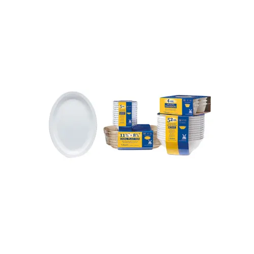 GET SP-OP-614-W Supermel Oval Platter, 13-1/4" x 9-3/4" White Melamine, NSF - Dozen
