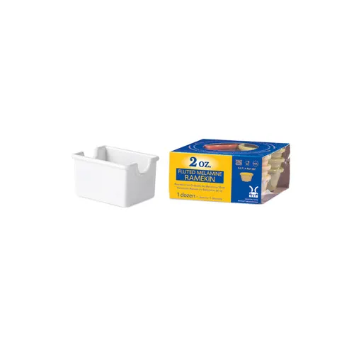 GET SP-SC-66-W Sugar Caddy, 3-1/2" x 2-1/2" x 2" Rectangular, BPA Free, White Plastic - Dozen