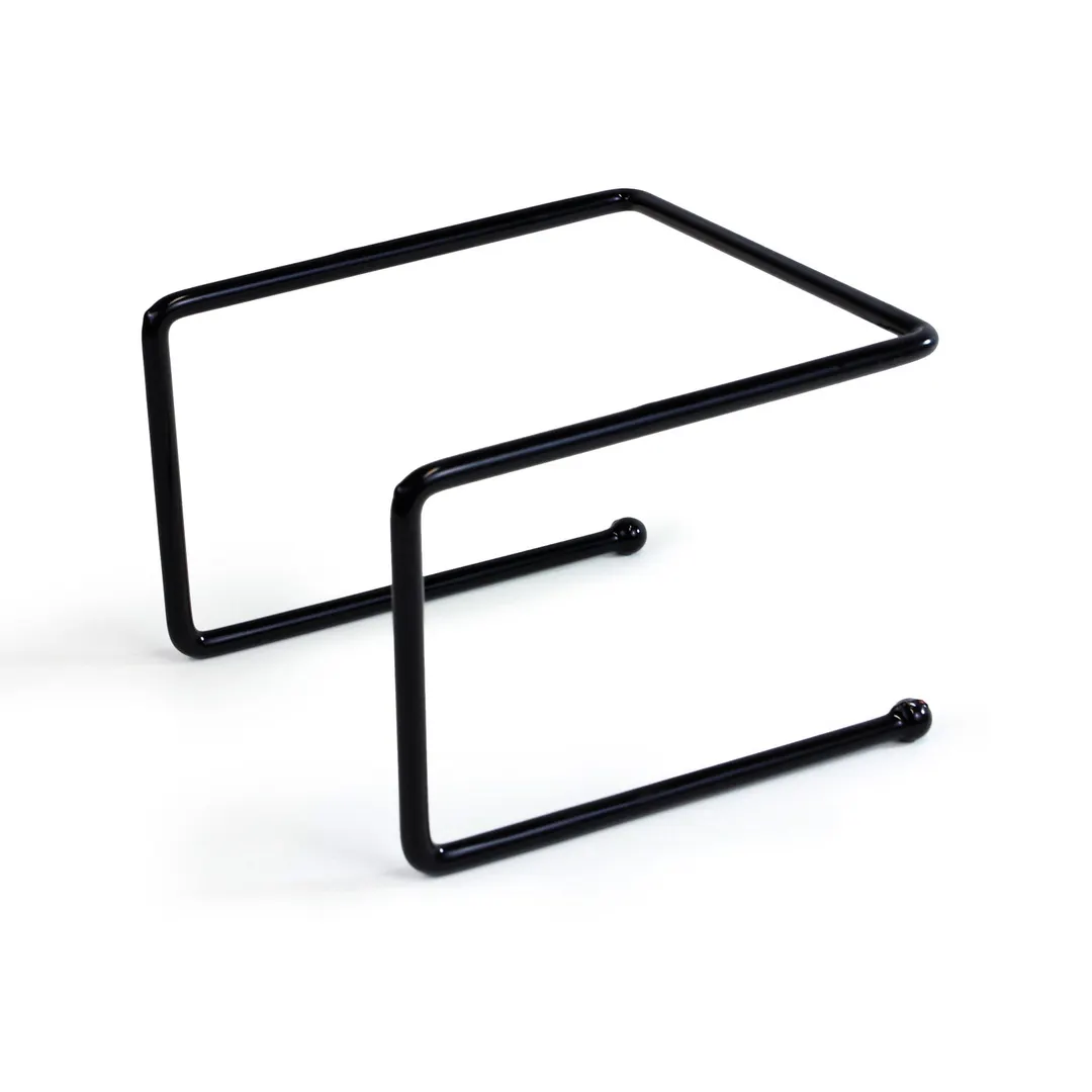 GET SS1210P-RC Elite Global Pizza Stand, 7-1/2"L x 7"W x 5-1/2"H, Medium, Rubber-Coated Steel, Black