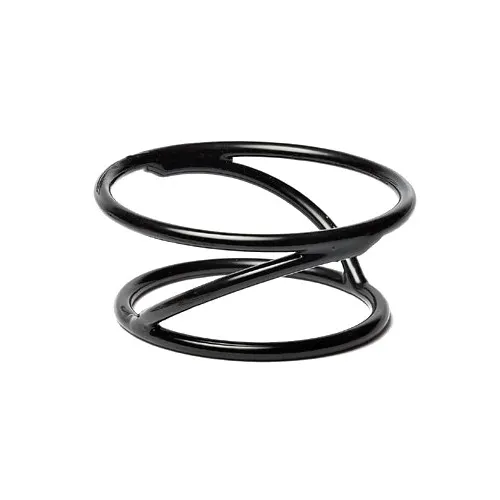 GET SSDR3-RC Display Stand, 6" or 7" Dia. x 3"H, Round, Reversible, Rubber‑Coated Steel, Black