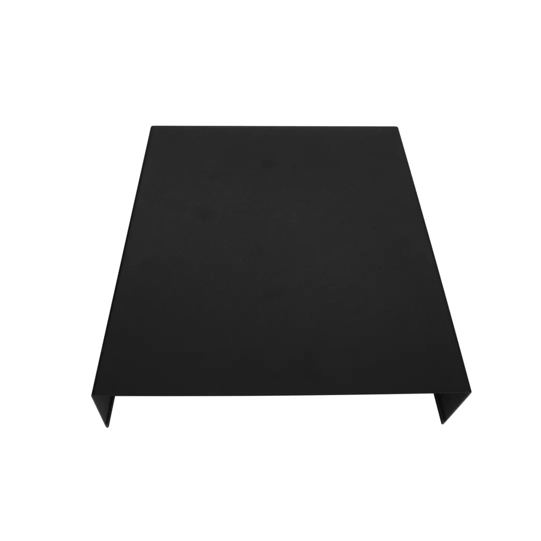 GET ST11302112 Stage/Riser Stand, 12" x 10" x 4-1/2", Wedge-Style, 16-Gauge Stainless Steel, Black