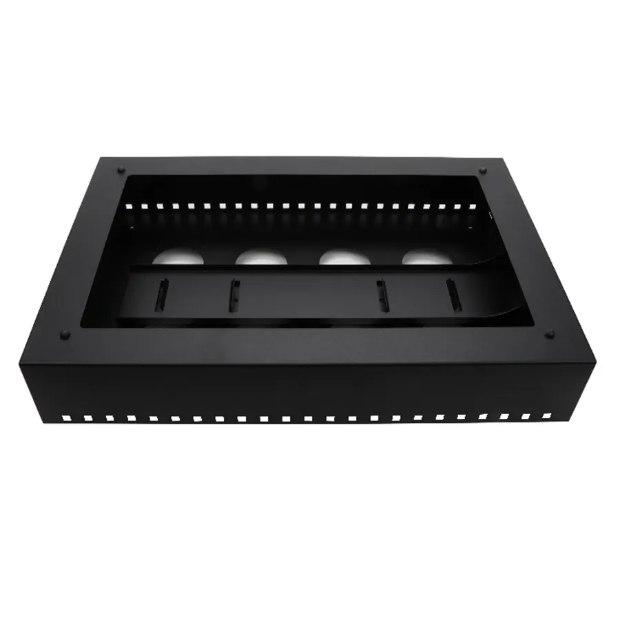 GET ST11602111 Base Unit 24.5" x 16.5" x 5.25" Black 18-Gauge Steel Case Fits ST11702011-13 - Set