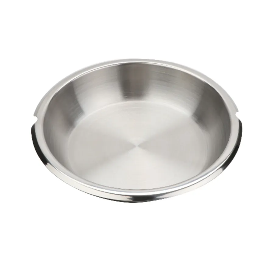 GET ST11610000 Strata Food Pan – 13-1/2" x 2-1/2", Stainless Steel, Round Food Pan