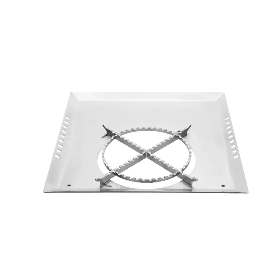 GET ST11702010 Cook Top, 15-1/2" x 15-1/2" x 3/4", Steel, 1 Grate, For Saute/Cooker ST11602130 - Set