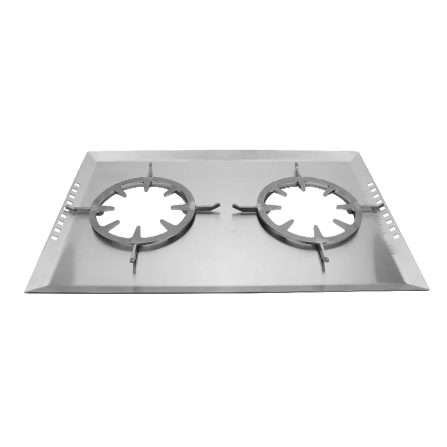GET ST11702012 Strata Sauté/Cooker Top, 23-1/2" x 15-1/2" x 1-1/4" Grates Stainless Steel - Set