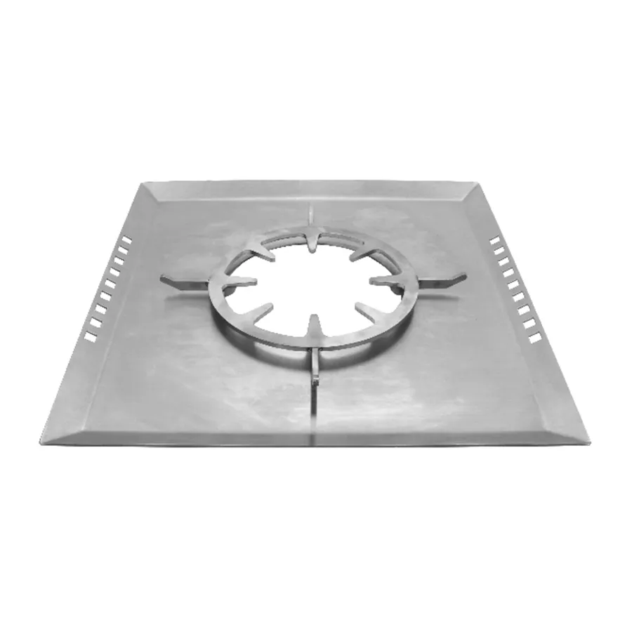 GET ST11702014 Strata Sauté/Cooker Top, 15½" x 15½" x ¾" Stainless Steel Single Grate Cook Top - Set
