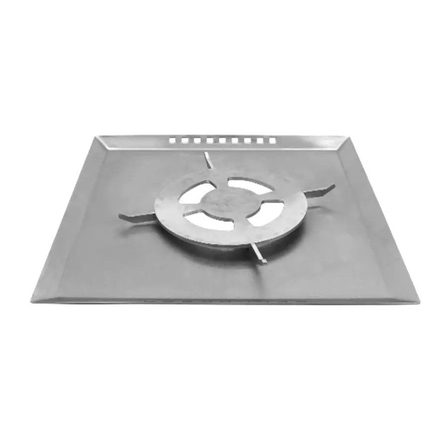 GET ST11702015 Hot Top Cook Top, 15-1/2" x 15-1/2" x 5/8" Stainless Steel Single Grate - Set