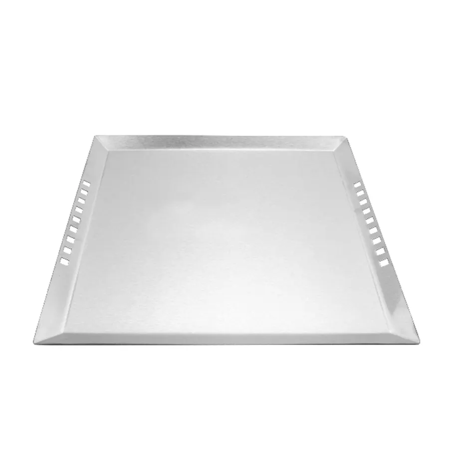 GET ST11712016 Strata Serving Tray, 15-1/2" x 15-1/2" Square Stainless Steel, Fits ST11602116