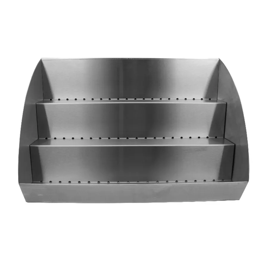 GET ST11722001 Strata Station Top, Rectangular Stainless Steel Pan, 21-1/4" x 9-1/2" x 13-1/8"