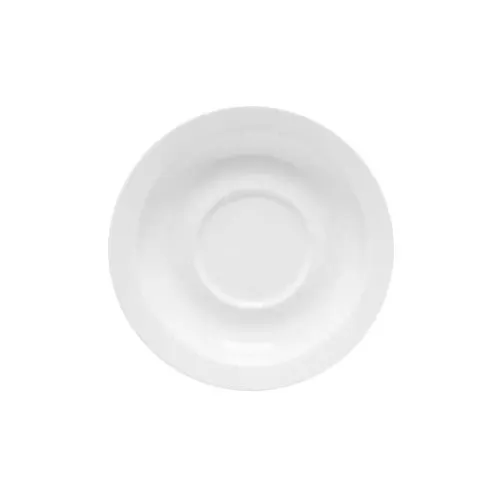 GET SU-4-DW Diamond White Saucer, 4-1/2" Dia., Melamine, White, Break-Resistant, NSF - 1 Dozen