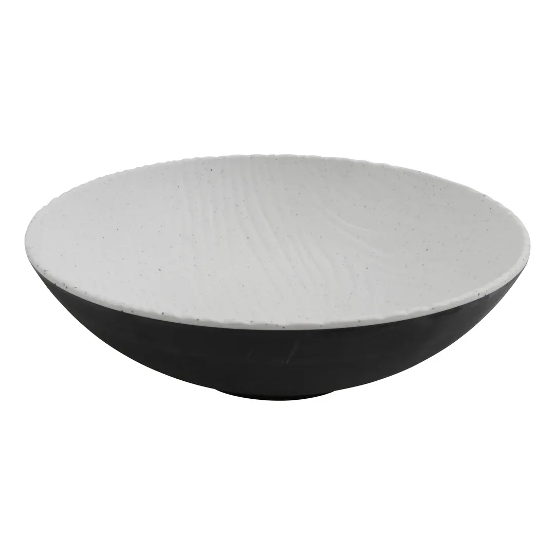 GET SUS301 Cheforward Buffet Bowl, 6 Quart (192oz), 13" Dia. X 4"H, Two-Tone Melamine, BPA Free