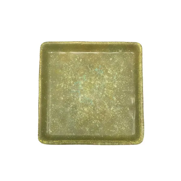 GET SVR1003 Savor Plate, 4"L X 4"W, Square, Melamine, Sage, Get, Cheforward
