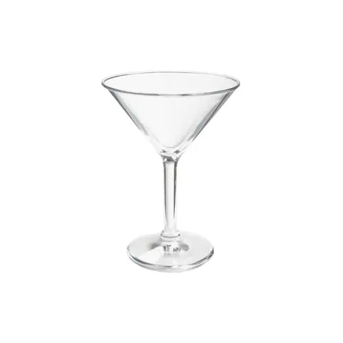 GET SW-1407-1-SAN-CL Martini Glass, 10 Oz, Clear, SAN, 4-5/8" Dia. x 7-1/2"H - 1 Dozen