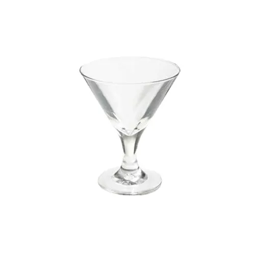 GET SW-1430-1-CL Clear Martini Glass, 3 Oz, 3-1/8" Dia. X 3-3/4"H, SAN, 1 Dozen