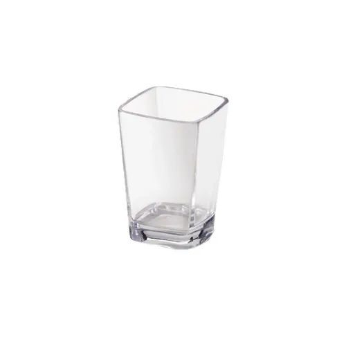 GET SW-1435-CL Petite Dessert/Shot Glass, 3 Oz, Clear, SAN, 1-9/10" x 1-9/10" x 2-9/10"H - 1 Dozen