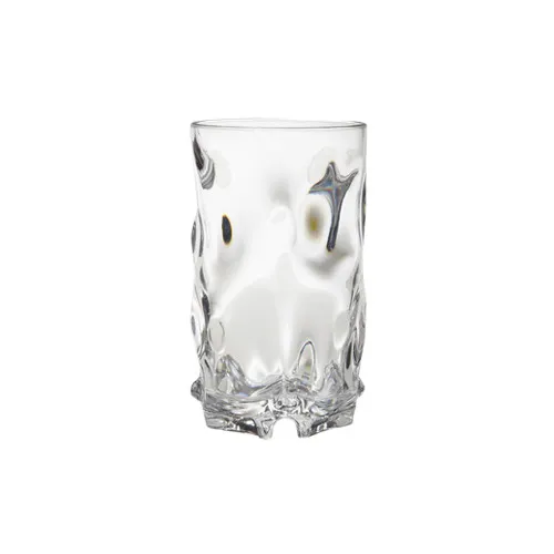 GET SW-1442-1-CL L7 Beverage Glass, 14 Oz Clear SAN, 3‑1/4" Dia × 5‑1/2" H - 1 Dozen