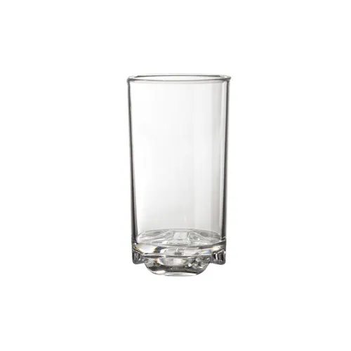 GET SW-1443-1-CL Roc N' Roll Juice Glass, 5 Oz, Clear, SAN Plastic, 2-1/4" Dia. x 4"H - 1 Dozen