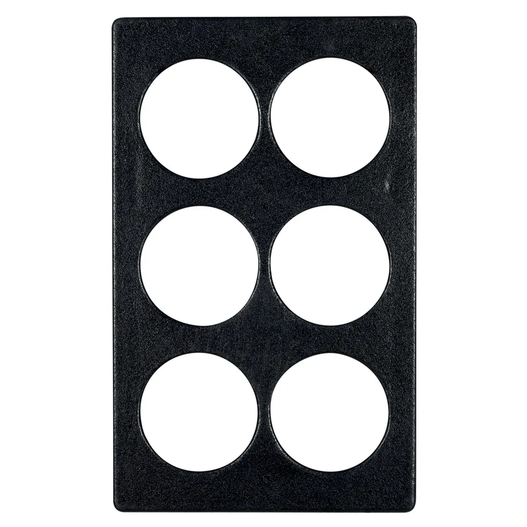 GET T0A18-MOD Bugambilia Tile, 20-13/16" X 12-3/4" Aluminum, Six Openings For IR012, Smooth