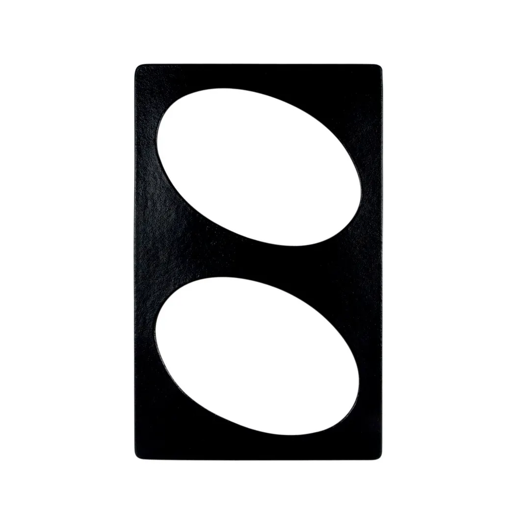 GET T0A6-MOD Bugambilia Single Tile, 20-13/16" x 12-3/4" Aluminum, Smooth, Oval Openings for CO004