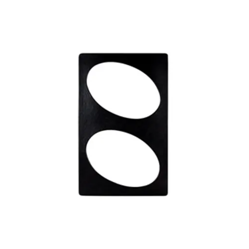GET T0A6SB Bugambilia Tile Inset, 20-13/16" x 12-3/4" Aluminum, Sky Blue, Openings for CO004