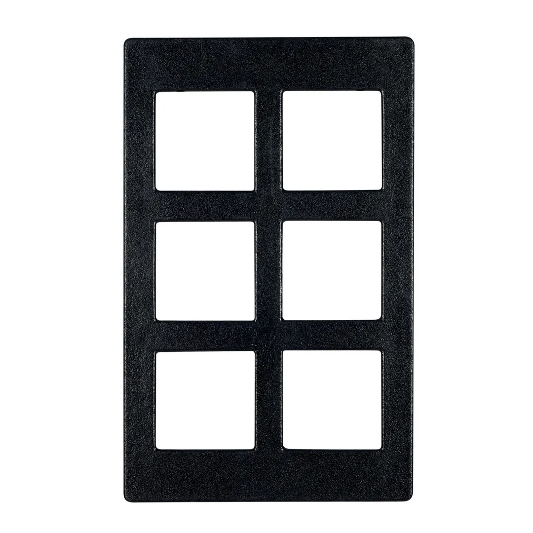 GET T0B19-MOD Bugambilia Tile, 21-11/16" x 13-1/4" Aluminum Resin‑Coated, Square Openings for IS012