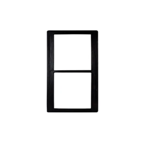 GET T0B2WW Bugambilia® Single Tile, 21-11/16" x 13-1/4" Cast Aluminum with Resin Coating, Solid White