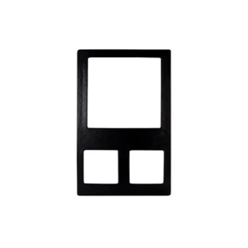 GET T0B8SB Bugambilia® Tile, 21-11/16" X 13-1/4" Aluminum Finish, Blue, Openings for BSD11 & BSD14