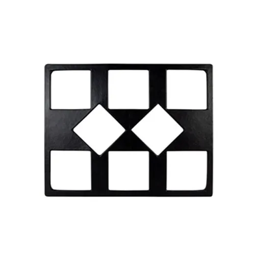 GET T0B9GB Bugambilia® Double Tile, 21-11/16" x 26-1/2" Aluminum Black, 8 for IS013/IS014