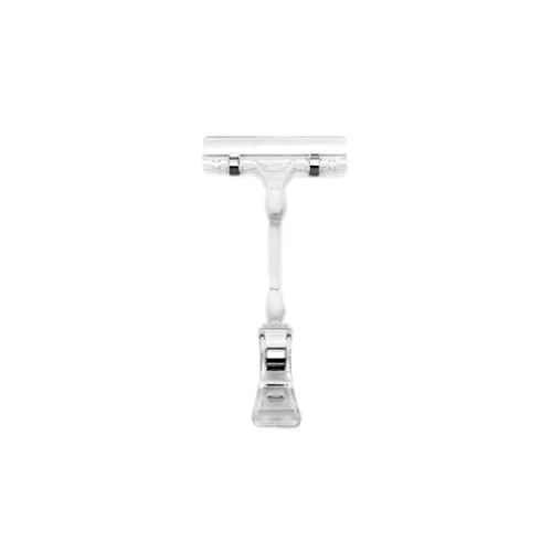 GET TAGV07 Sign Holder, 3"W x 6-1/2"H, Extended Clip, Clear Polycarbonate