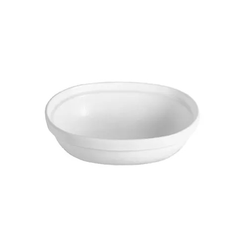 GET TFOD04MW Buffet Bowl, 6 Qt (186 oz) 15.25" L x 12.5" W x 4" D, Aluminum Marble White