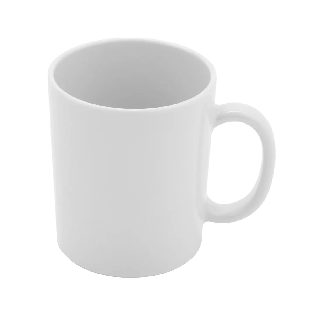 GET TM-8-MN-W Minski Coffee Mug, 10 Oz White Tritan, 3" Dia x 3‑2/5" H, Stackable Handle - Dozen