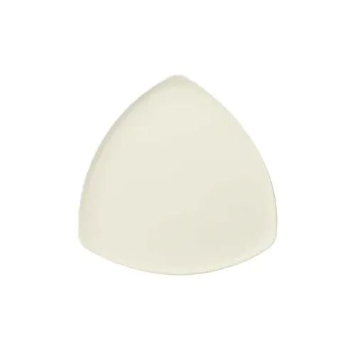 GET TP-12-DI Diamond Ivory Plate, 12" Triangular Melamine, Break‑Resistant, BPA‑Free, NSF - Dozen