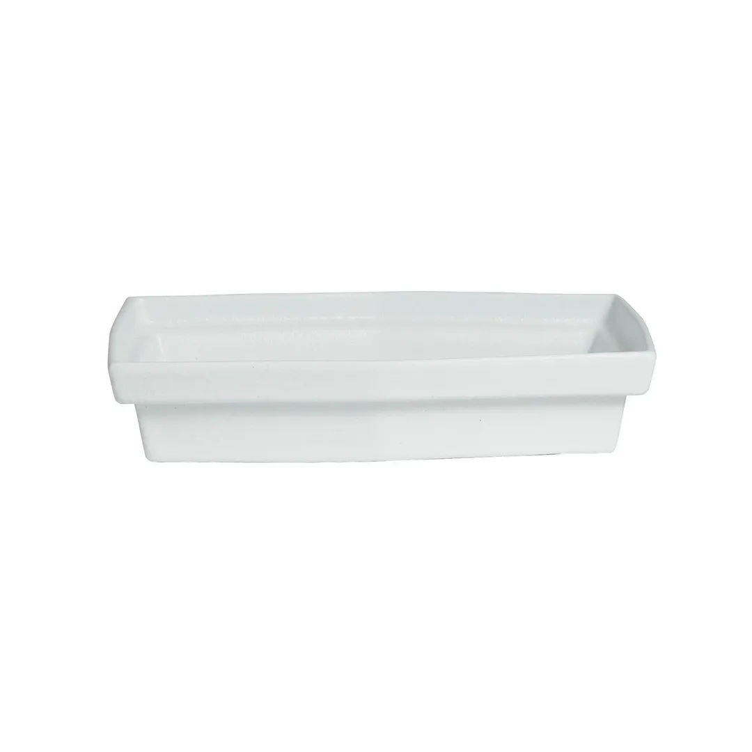 GET TPUD02-MOD Buffet Platter, 34 oz, 10" L × 6-1/2" W, 2-3/8" Deep Rectangular Aluminum Resin