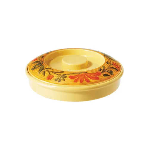 GET TS-800-VN Tortilla Server, 7-3/4" Dia X 1-1/4" H, Yellow Melamine Set, NSF - 1 Dozen