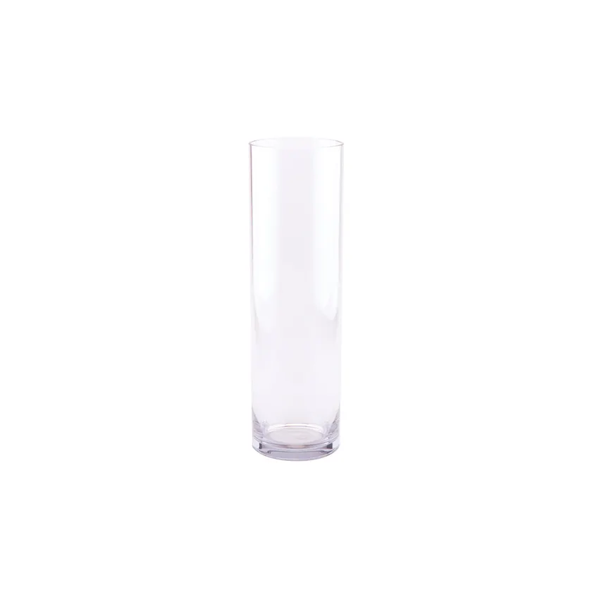 GET V-13-CL Ace Of Vase Accent Vase, 8" Dia. X 31-1/2" H, Clear Polycarbonate, Break-Resistant
