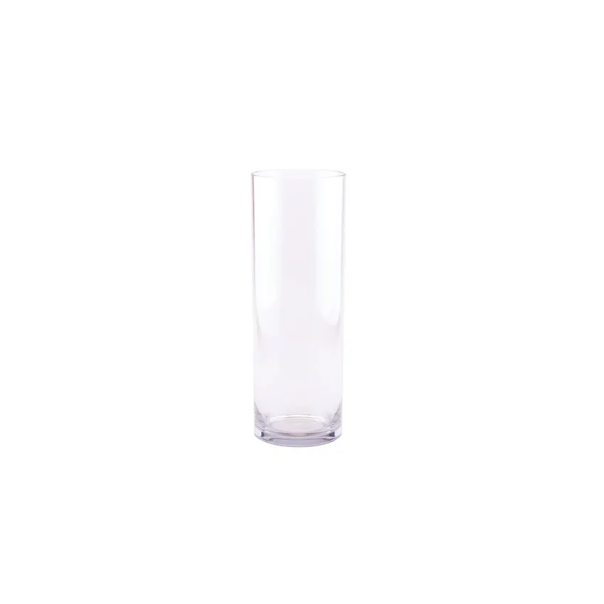 GET V-23-CL Ace of Vase Vase, 7" Dia. x 23-1/2" H Clear Polycarbonate Tabletop, Break-Resistant