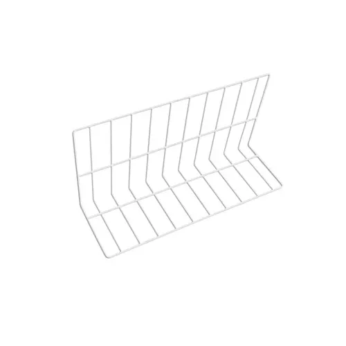 GET W81224-W Wire Shelf Divider, 24L x 8W x 12H, White Epoxy Coated Metal Wire