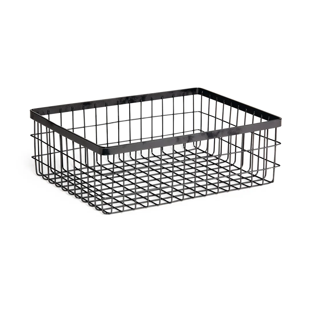 GET WB-1294-MG Urban Renewal Wire Basket, 12" x 9" x 4", Rectangular, Metal Gray