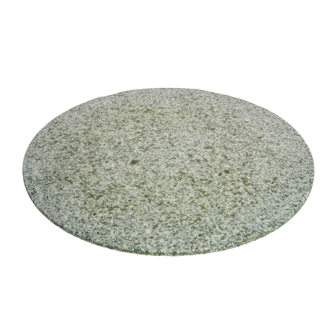 GET WDR210 Cheforward Wonder Tray – 16" Round, Flat Top, Melamine, Terrazzo Emerald, Dishwasher Safe