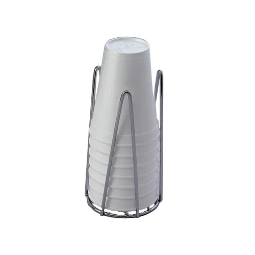 GET WIRCUP-3 Urban Renewal Cup Holder, 3" Dia. x 7" H, Wire Dispenser, Rectangular, Chrome Plated