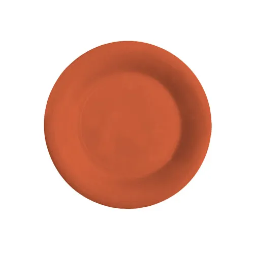 GET WP-10-RO Diamond Mardi Gras Plate, 10½" Round Wide Rim Melamine Orange BPA‑Free NSF - 1 Dozen