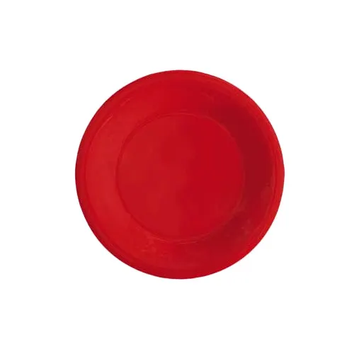 GET WP-6-RSP Red Sensation Plate, 6-1/2" Round Wide Rim Melamine, Red, Dishwasher Safe - 1 Dozen