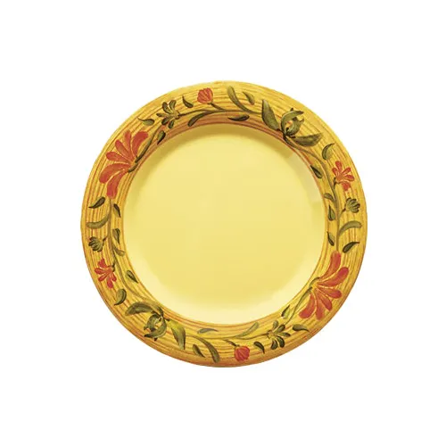 GET WP-9-VN Venetian™ Plate – 9" Round Wide Rim Melamine Plate, Break‑Resistant – 1 Dozen
