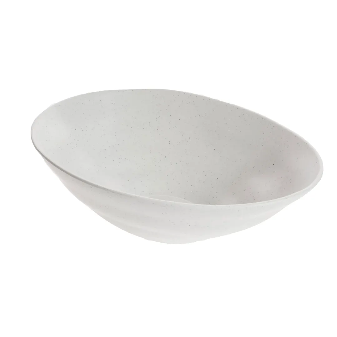 GET ZEA202 Cheforward Zeal Bowl - 152 Oz Oval, White Melamine, 18" L × 14" W × 6" H, BPA-Free