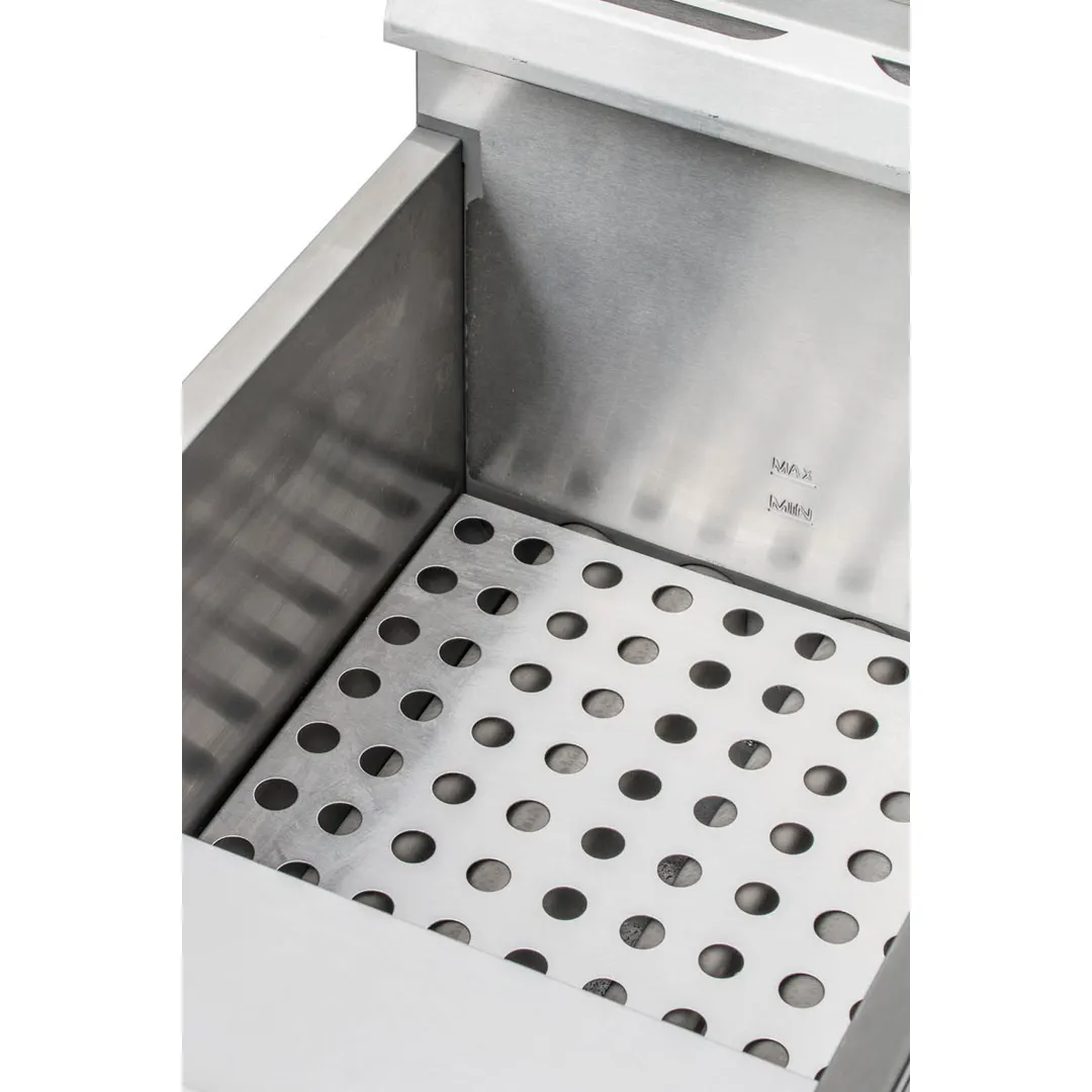 Globe GF30PG Full Pot Countertop Gas Fryer w/ 30 lbs Capacity, 2 Baskets, LP Gas, Thermostatic
