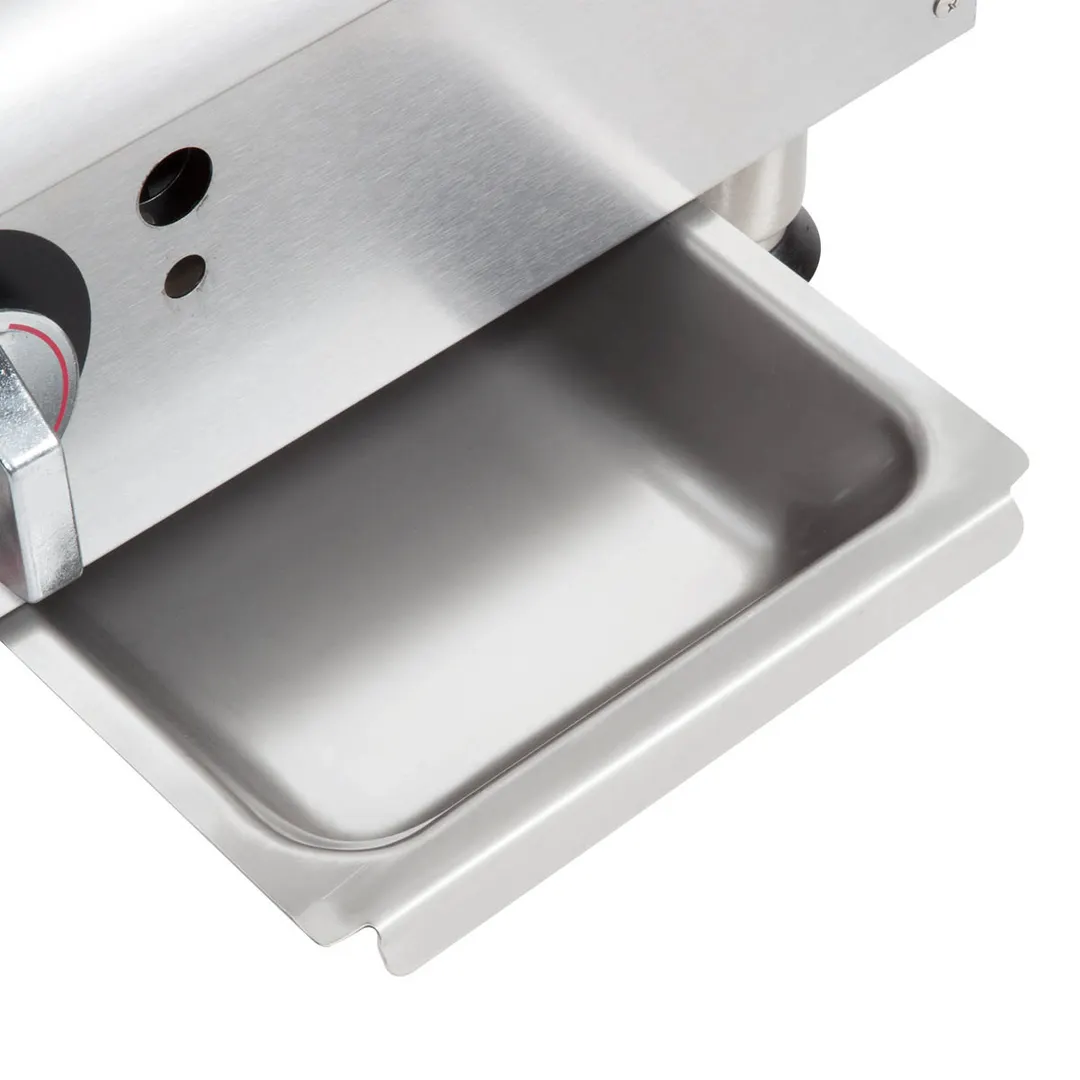 APW Wyott GGM-18S 18" Countertop Gas Griddle with Manual Controls, 3/4" Steel Plate, 20.000 BTU